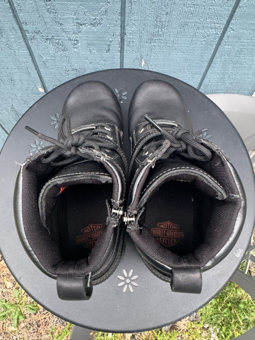 Harley Davidson Boots Women’s Size 10 - Picture 4 of 5